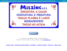 Tablet Screenshot of milzinc.com